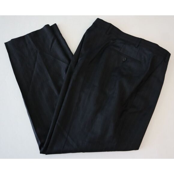 Lauren Ralph Lauren Sz 40x30 Charcoal/Brown Edgewood Classic Fit Suit Pants - Picture 12 of 12